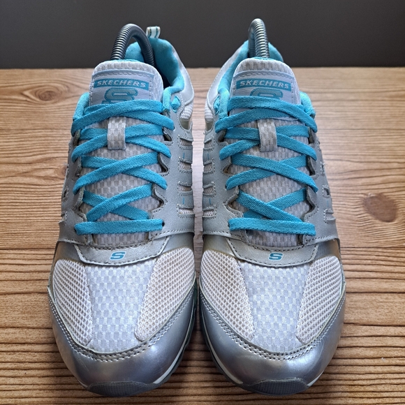 Skechers Revv Air Cross Trainer Sz 10 Wht B (SN 12266) Running shoes - Picture 4 of 12